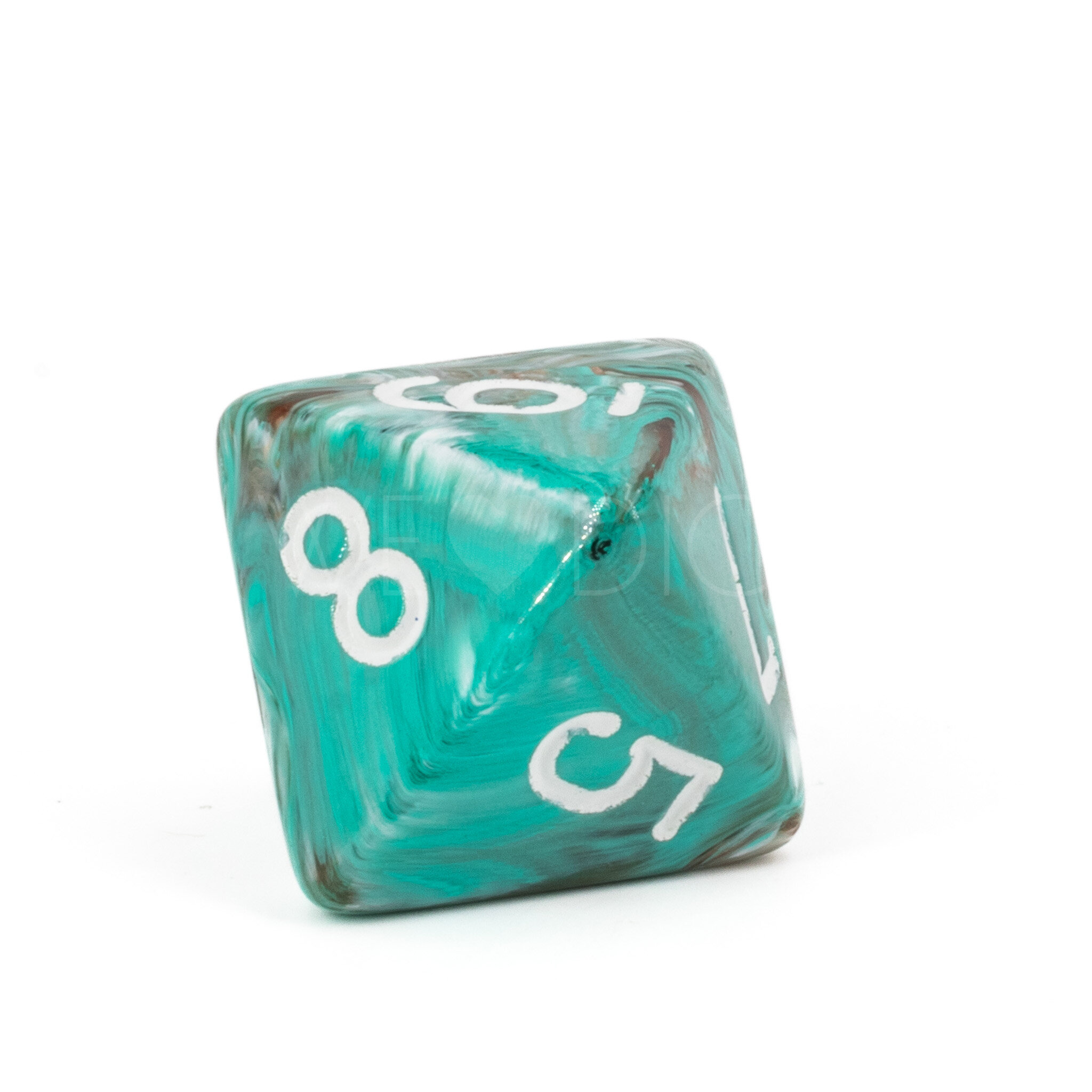 W8 Marble  Oxi-Copper™ / weiss Mega-hedral™ 