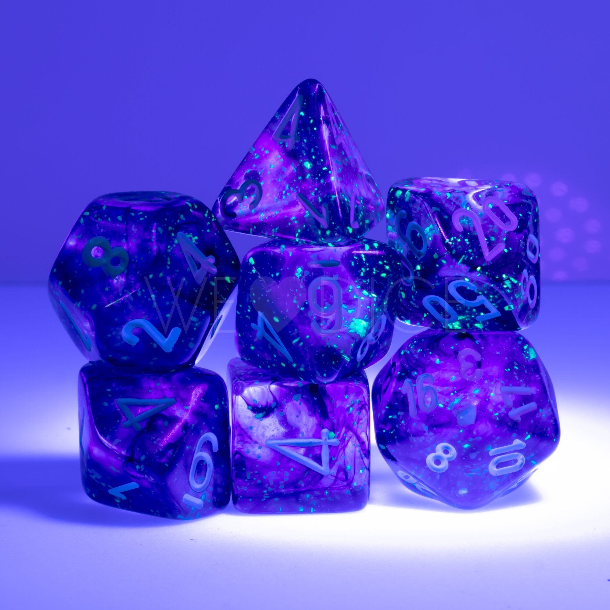 Nebula®, Luminary™ Mega-hedral™  Polyhedral  Nocturnal™/turquoise Luminary™  7-DieSet