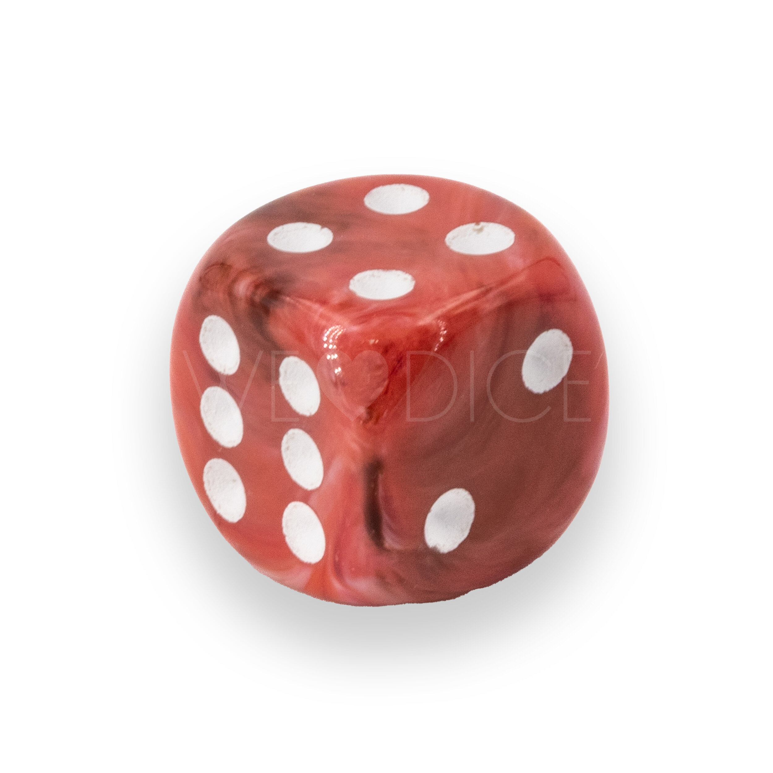 16mm W6 Würfel in rot