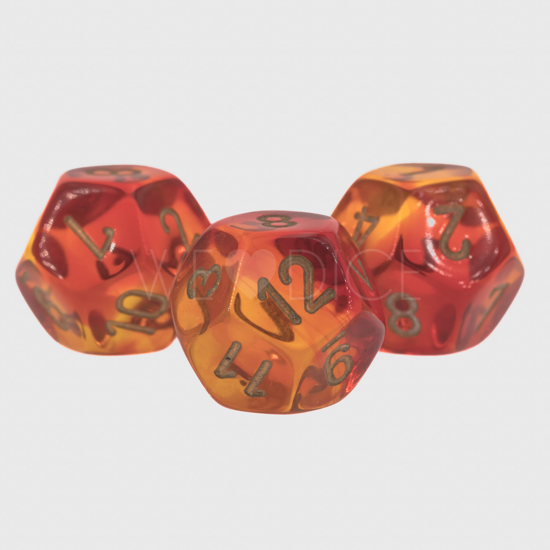 Gemini®, Transparent Rot-Gelb / gold  W12 