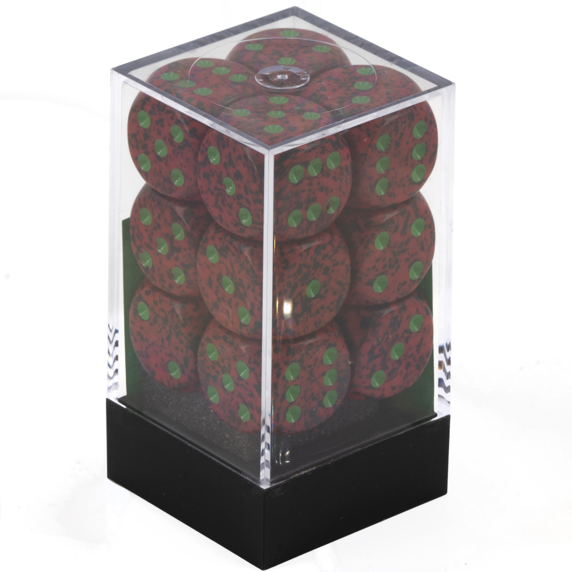 Speckled® Strawberry 16mm W6 Würfel Set (12 Würfel)