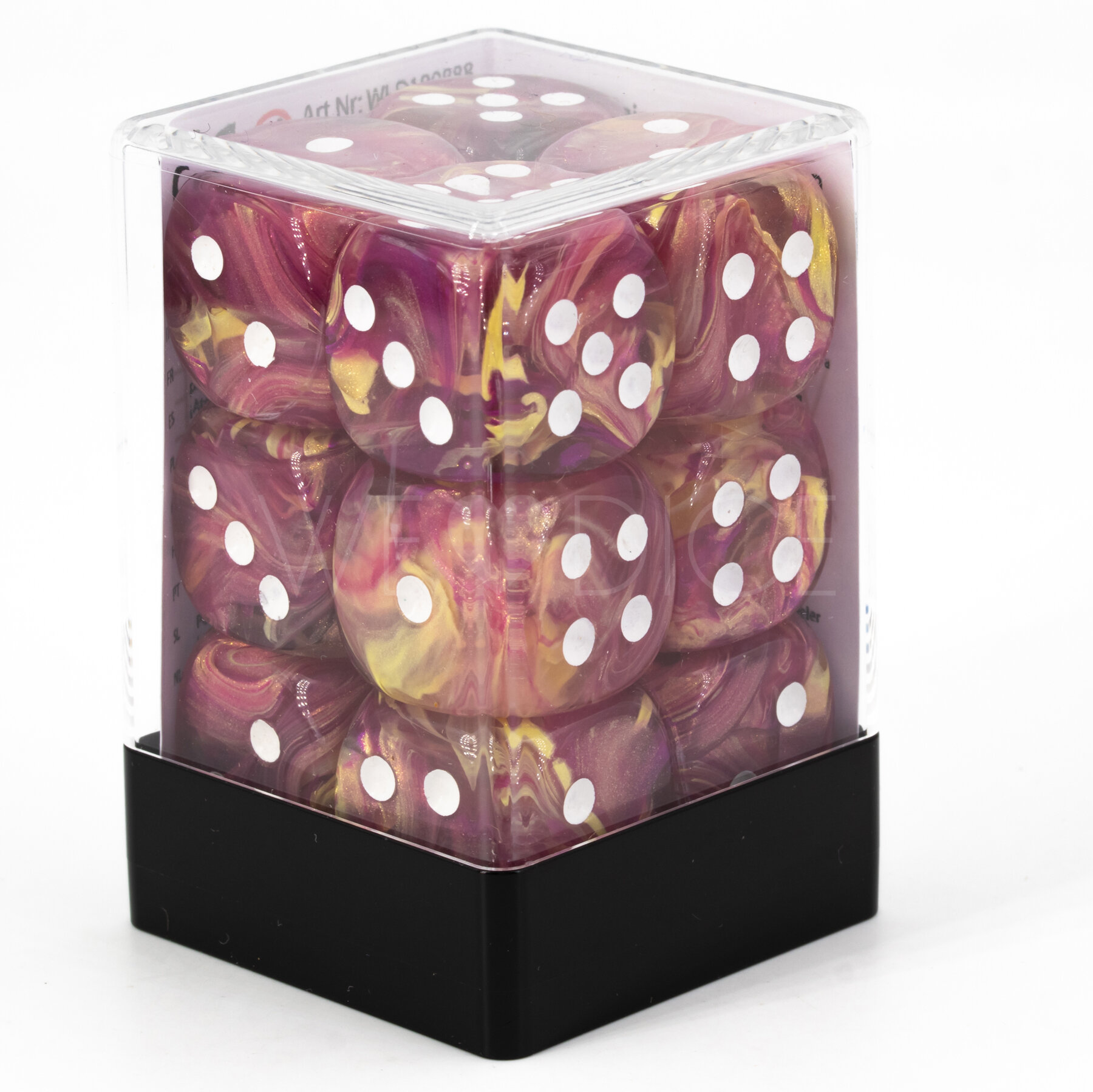 ametist / weiß 18mm W6 Set (12 Stück)