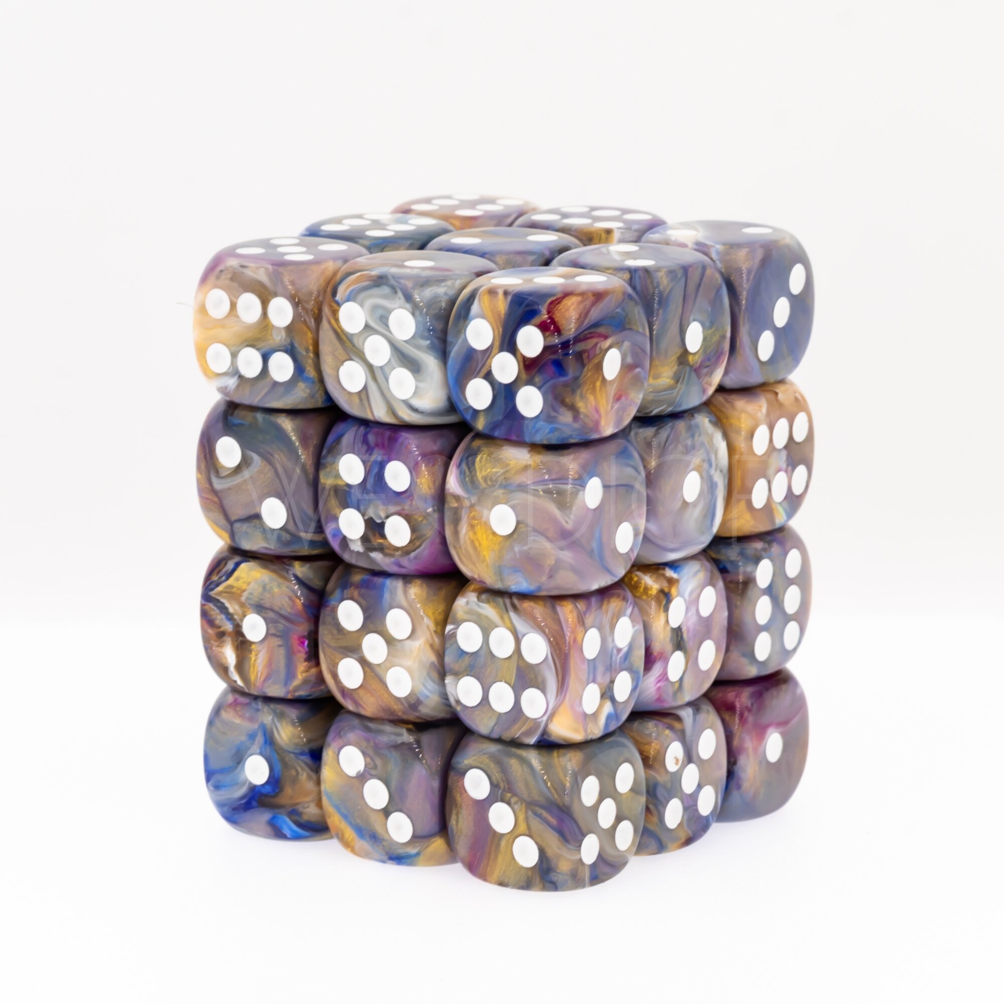 Festive® Circus / Schwarz 12mm W6 Würfel Set (36 Würfel)