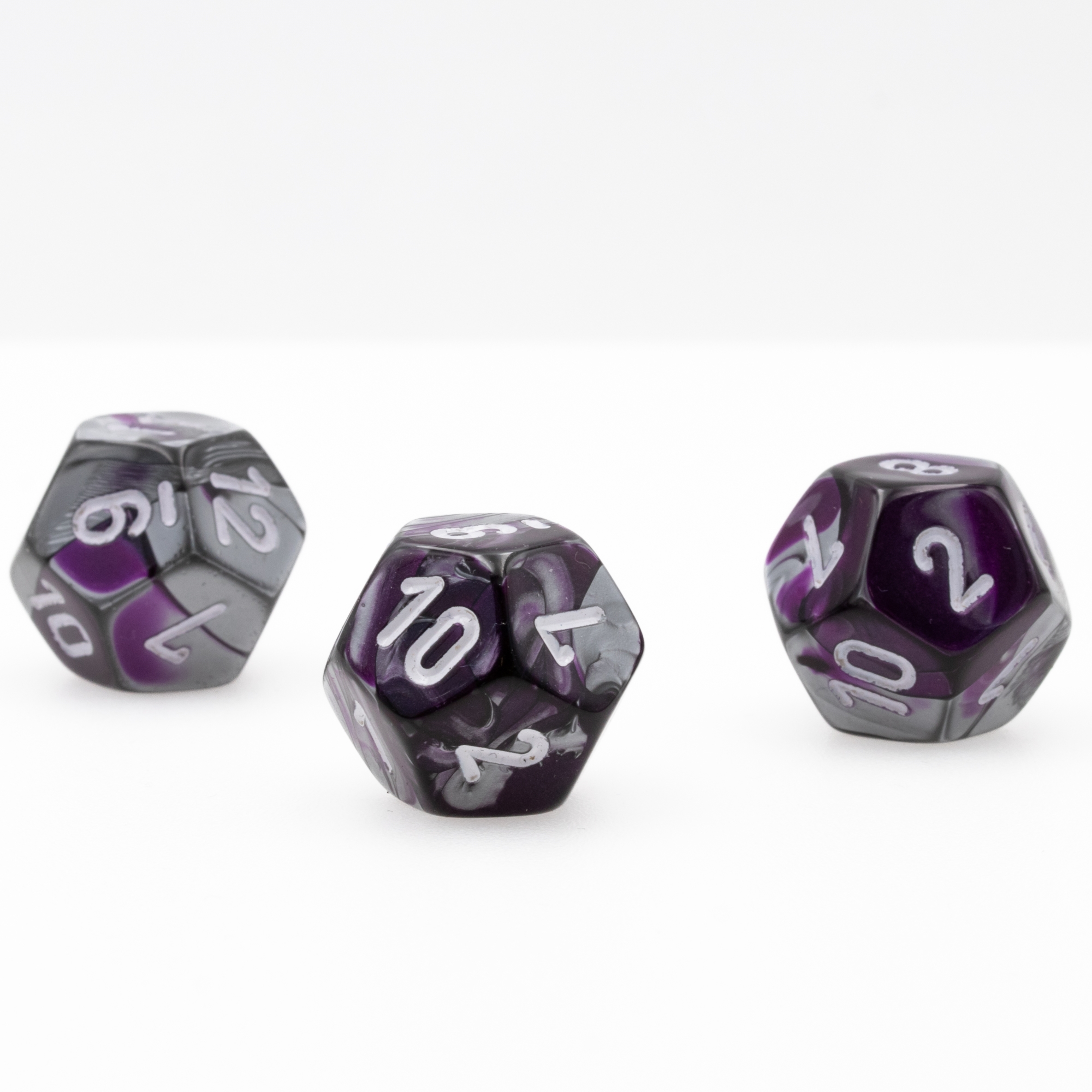 Gemini® Purple-Steel / white  D12 