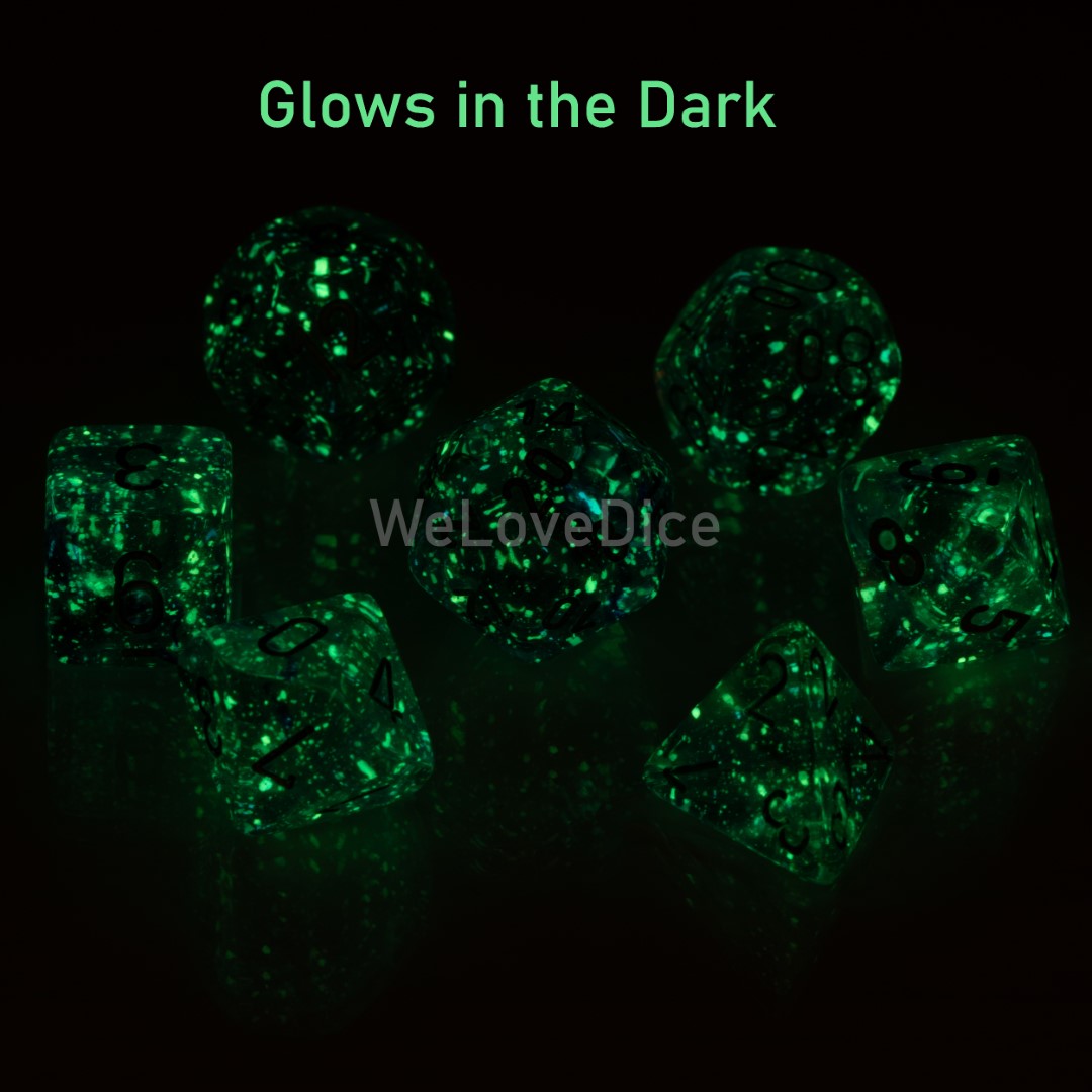 Nebula® Polyhedral Oceanic / Gold 7-Würfel Set