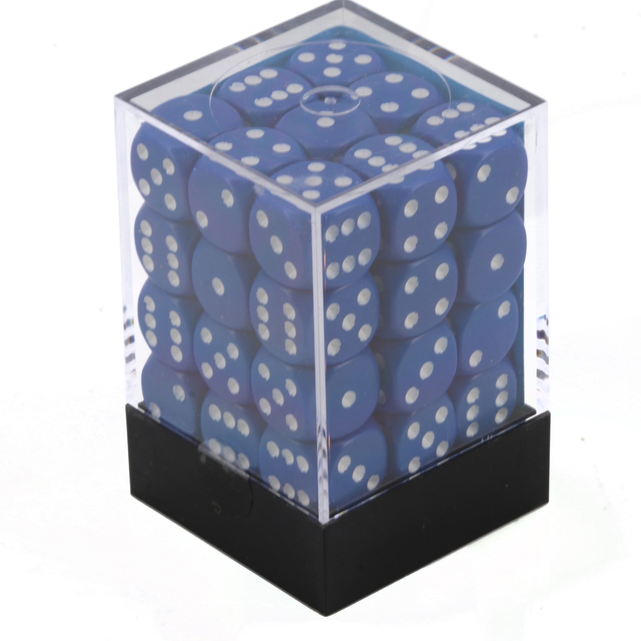 Satt blau / weiß 12mm W6 Würfel Set (36 Würfel)