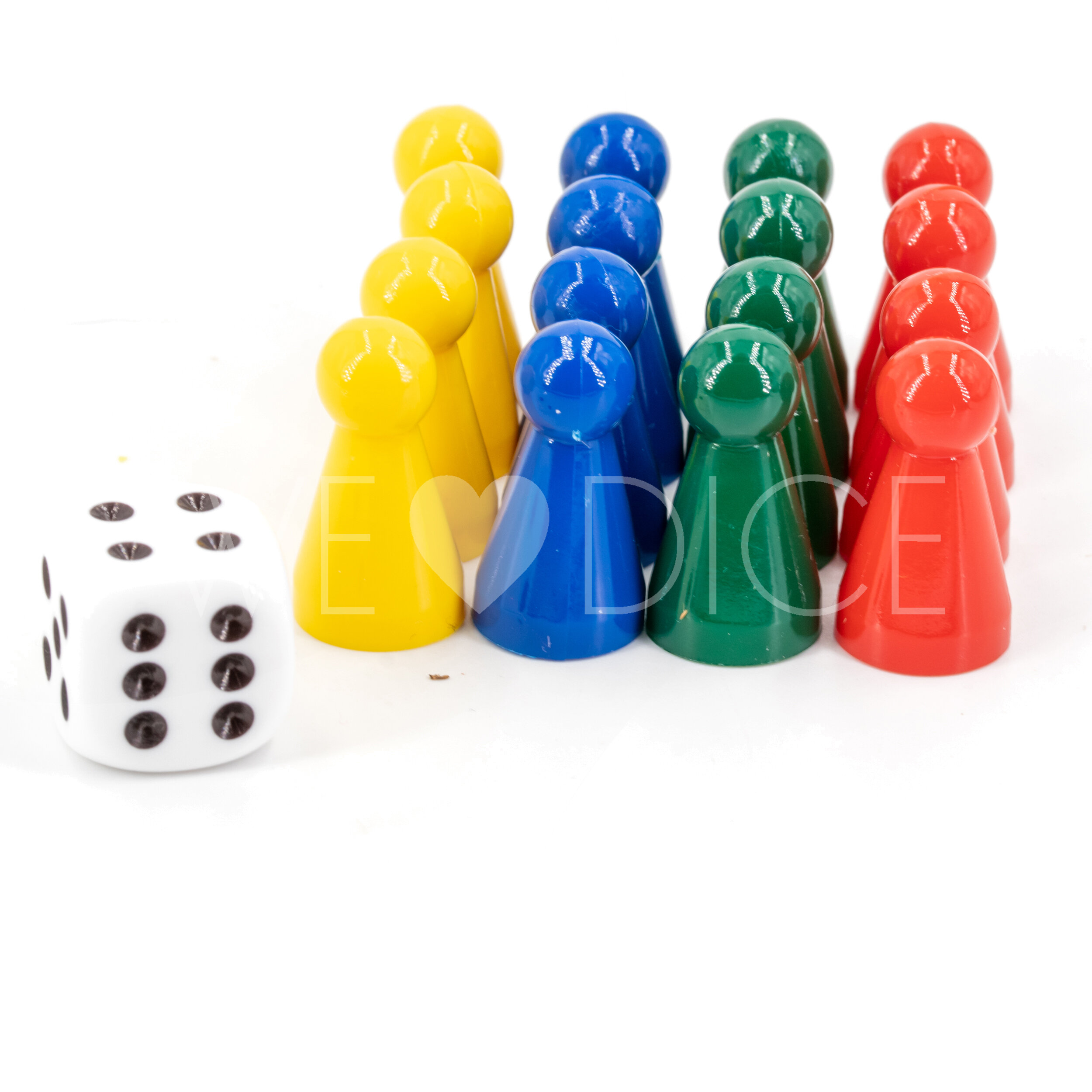 game figures set with Die 