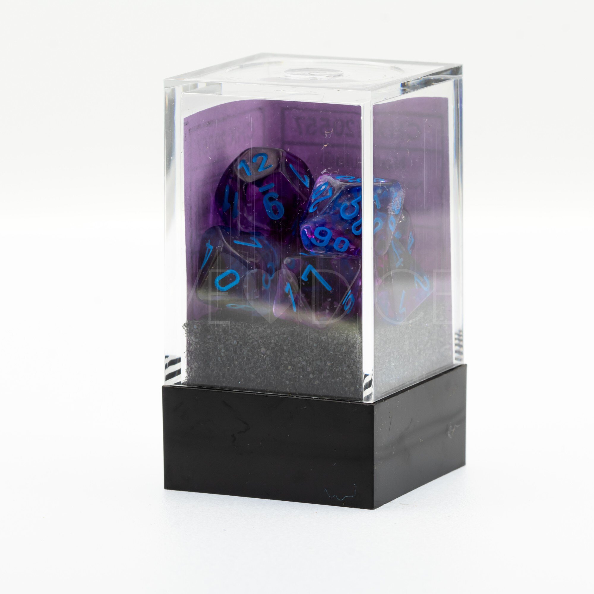 Mini-hedral Nebula® Polyhedral Nocturnal / blau 7-Würfel Set