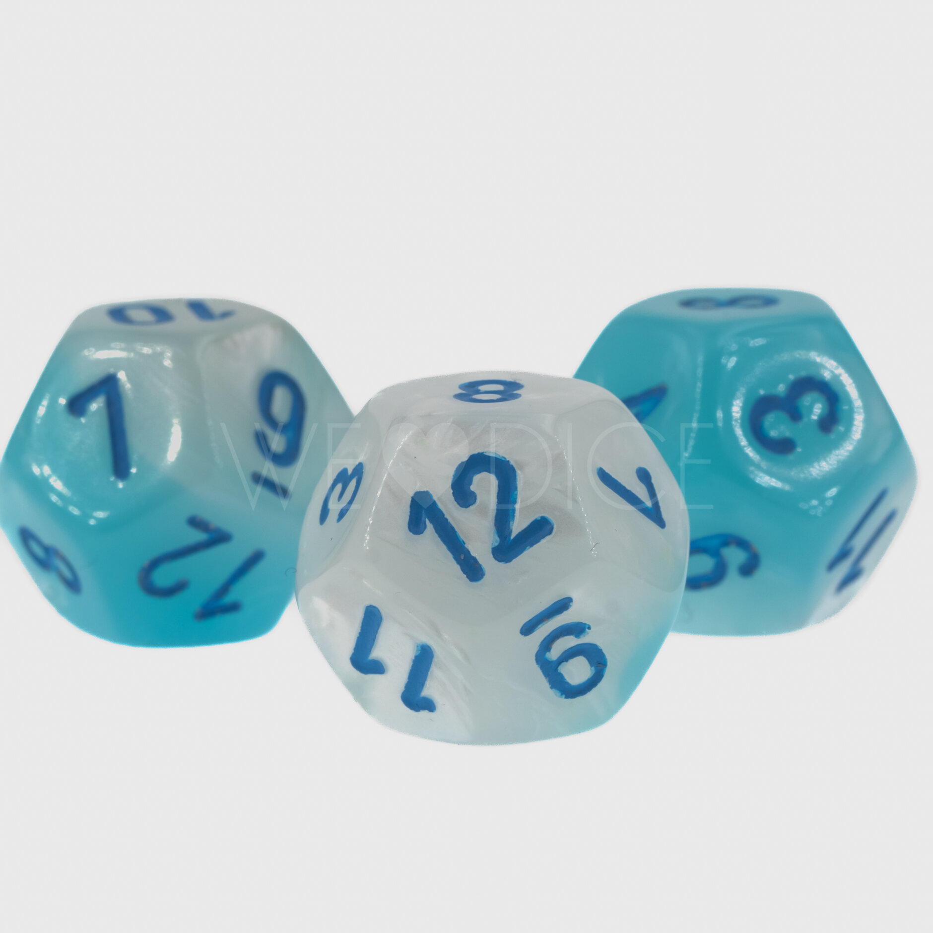 Gemini® Perltürkis-weiß / blau  W12 