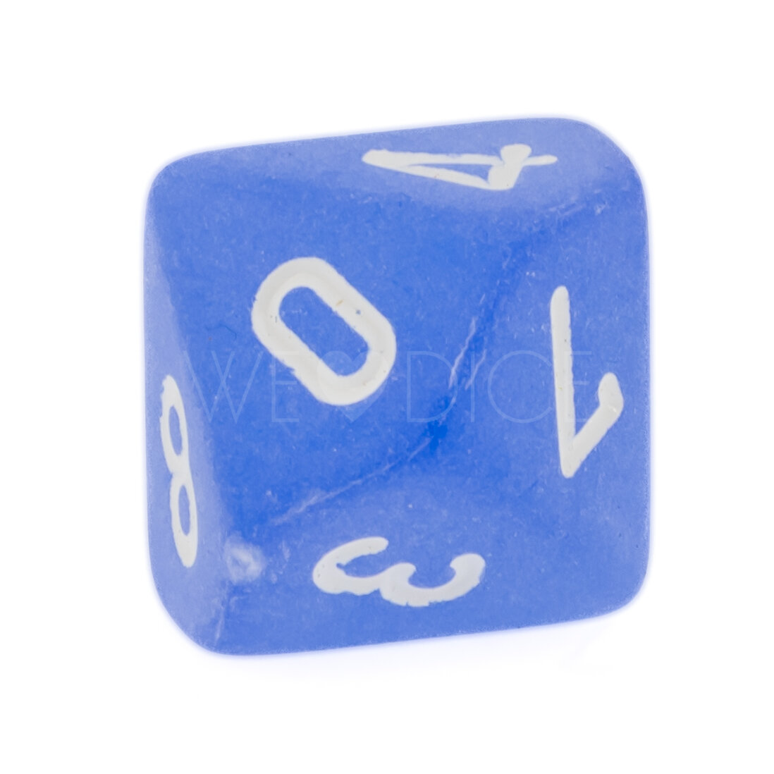 Frosted Blue / white  D10 