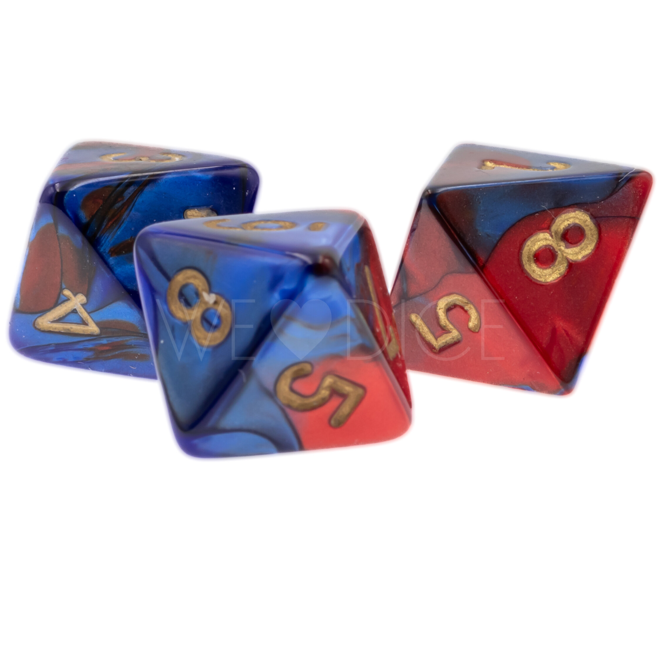 Gemini® Blau-Rot / gold  W8 