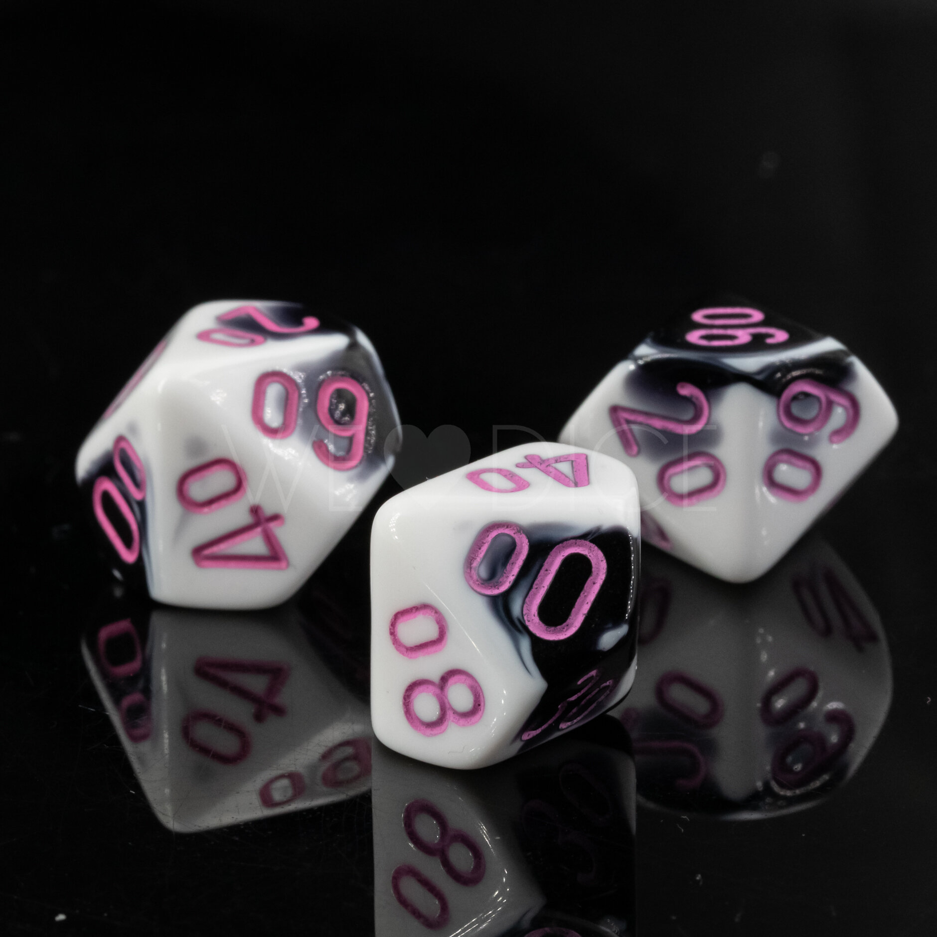 Gemini® Schwarz-Weiß / Rosa  W% 