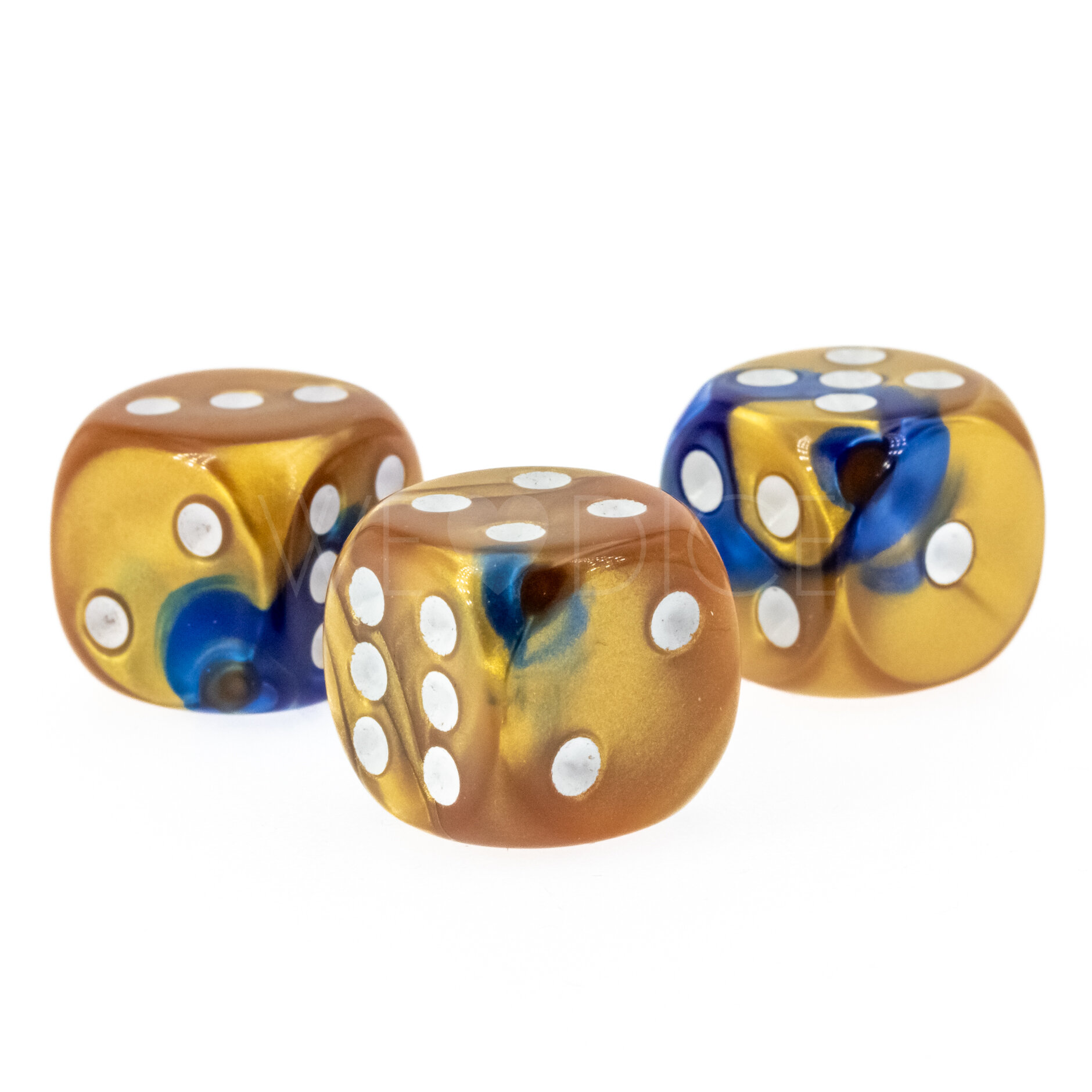 Gemini® Blau-Gold / weiß 16mm 