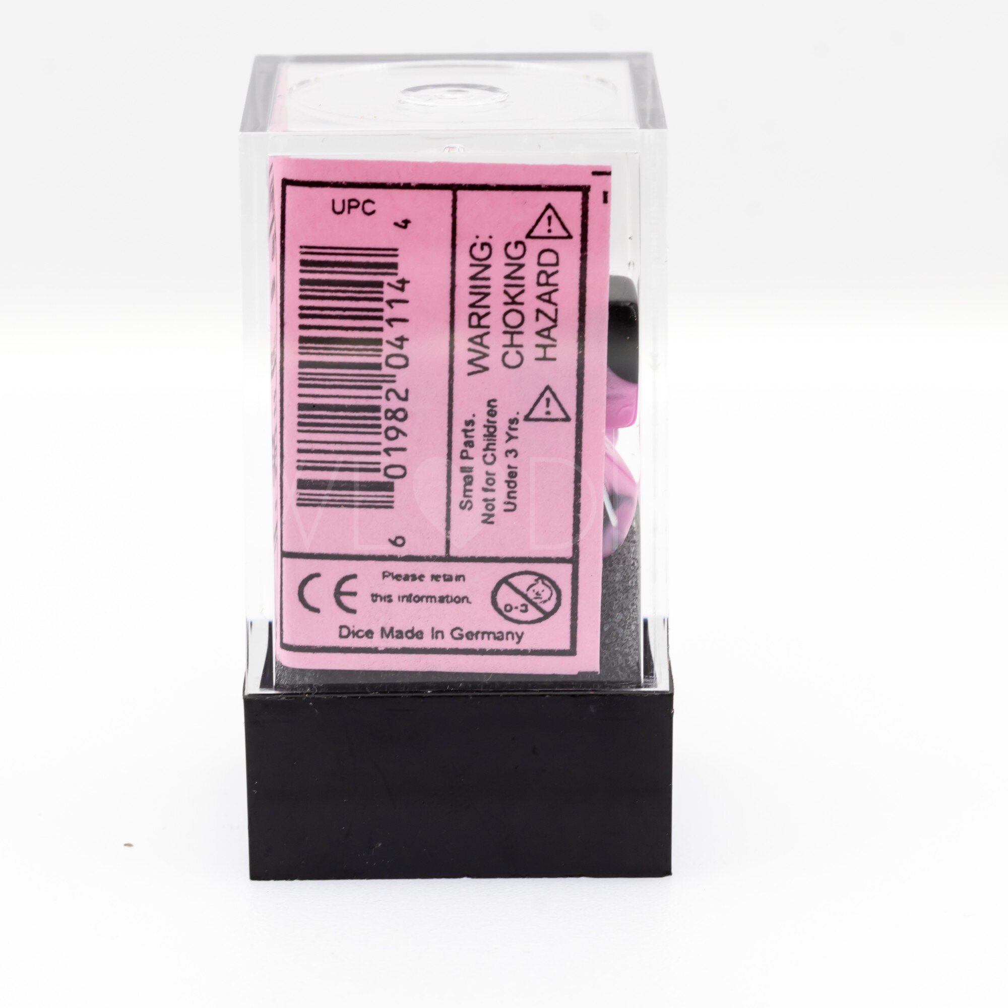 Gemini® Mini-hedral Polyhedral Black-Pink / white 7-DieSet