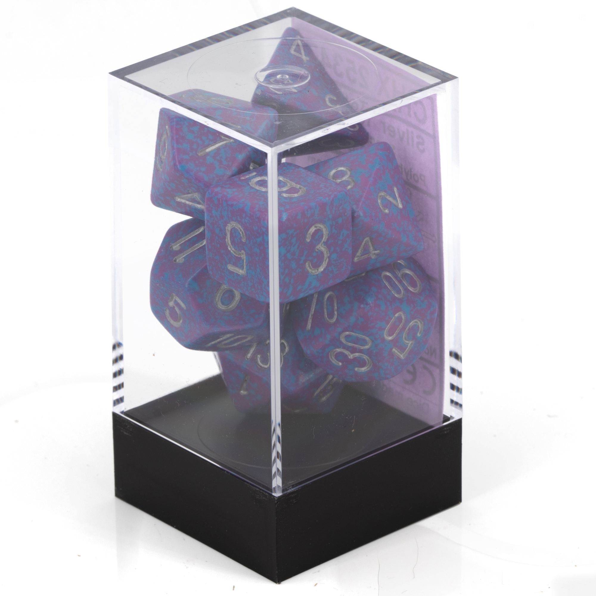 Speckled® Polyhedral Silver Tetra 7-Würfel Set