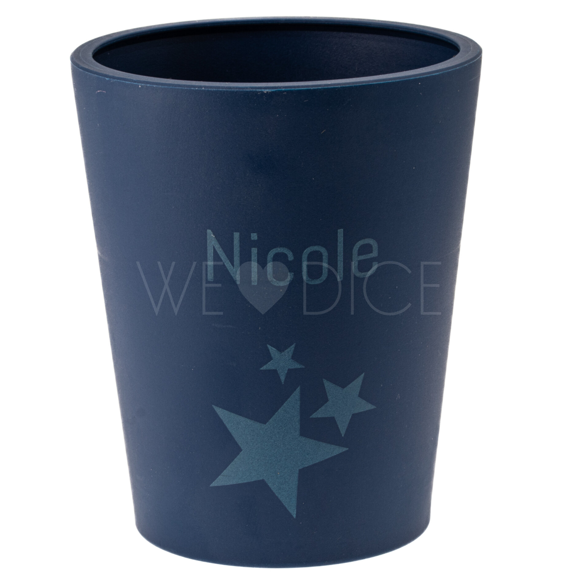 Dein Personalisierter - Dice Cup flex - Würfelbecher in navyblau