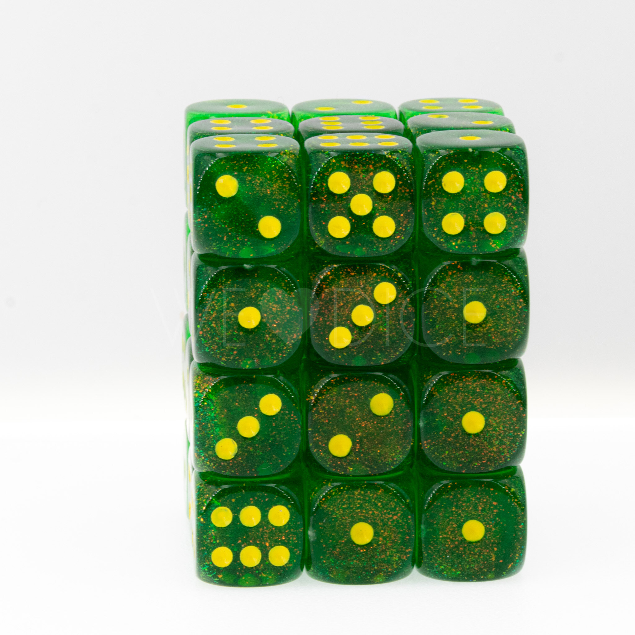 Borealis® Maple Borealis 12mm W6 Würfel Set (36 Würfel)