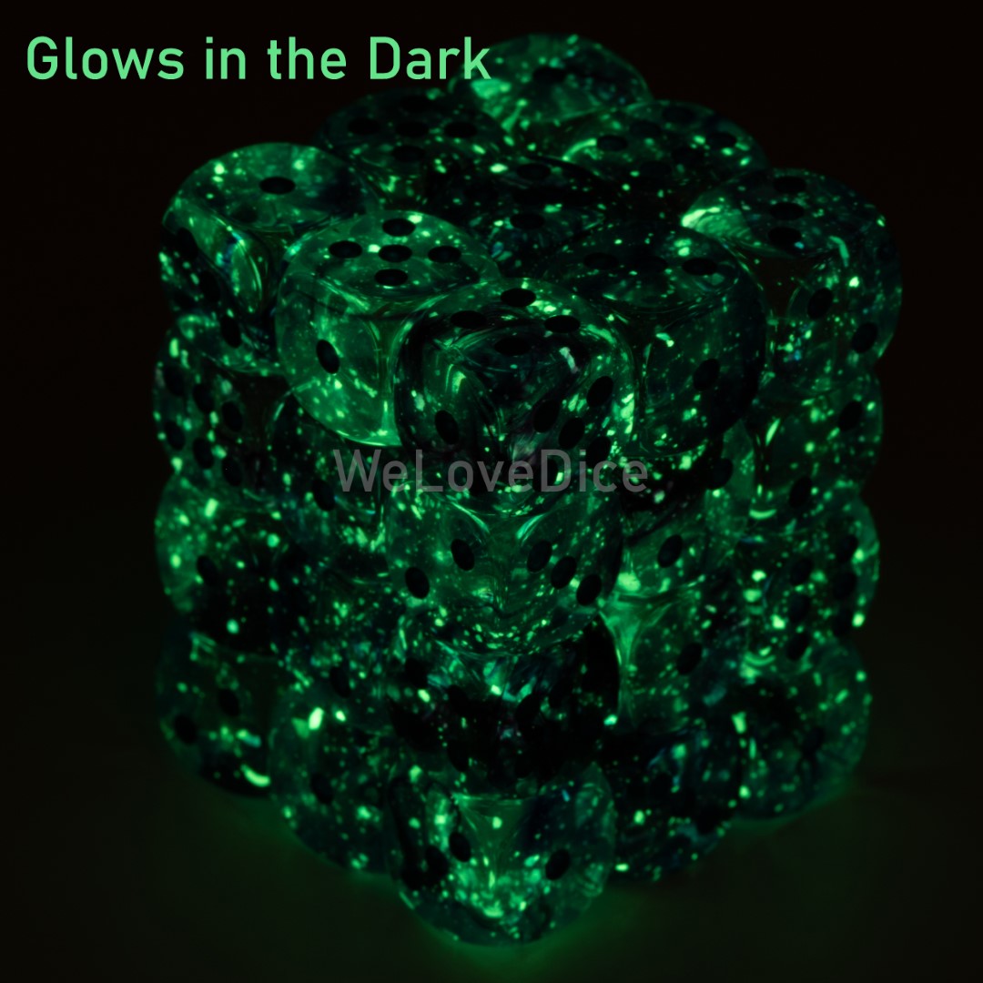 Nebula® Nocturnal / blau 12mm W6 Würfel Set (36 Würfel)