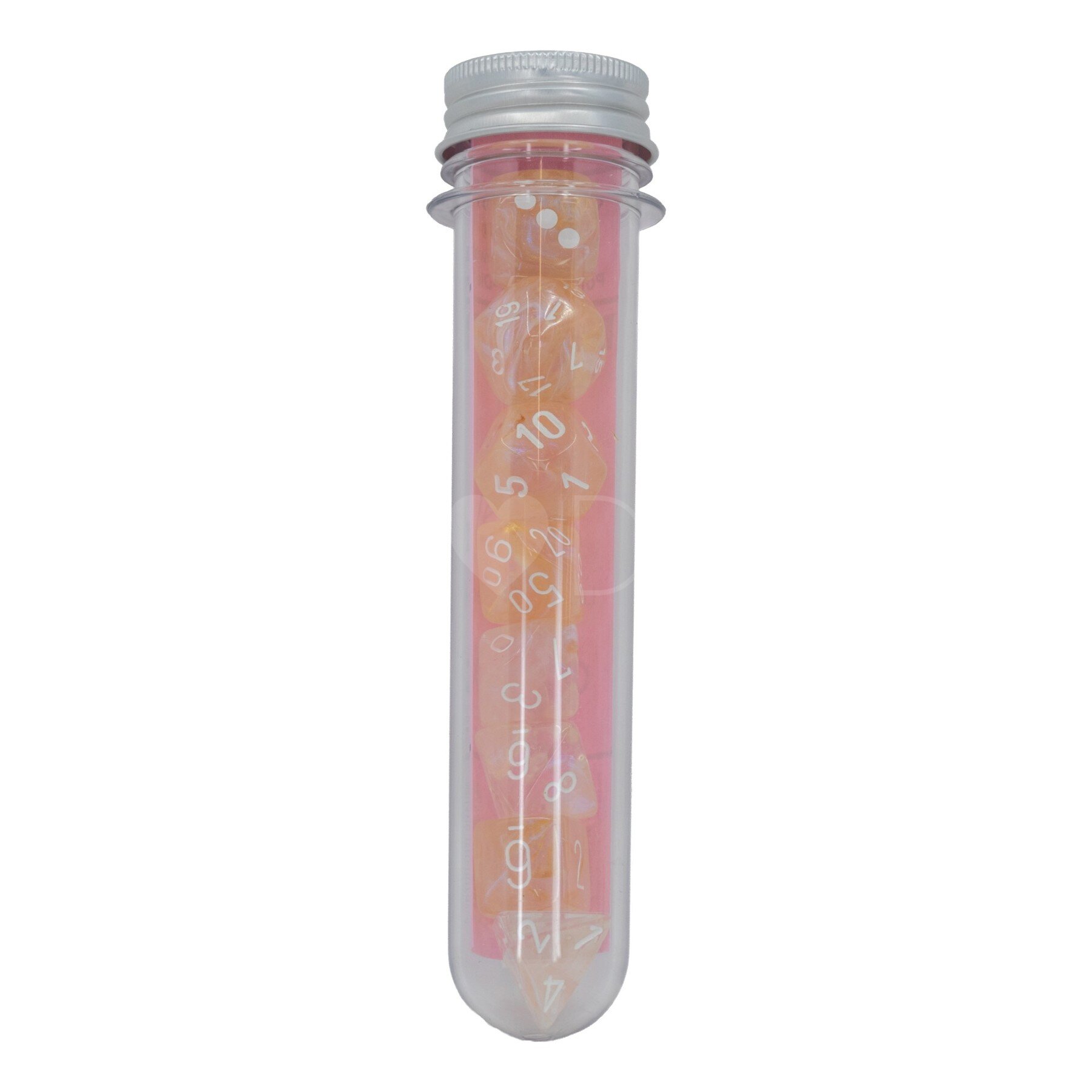 LabDice Borealis® Champagne / White  Set 8 Stück