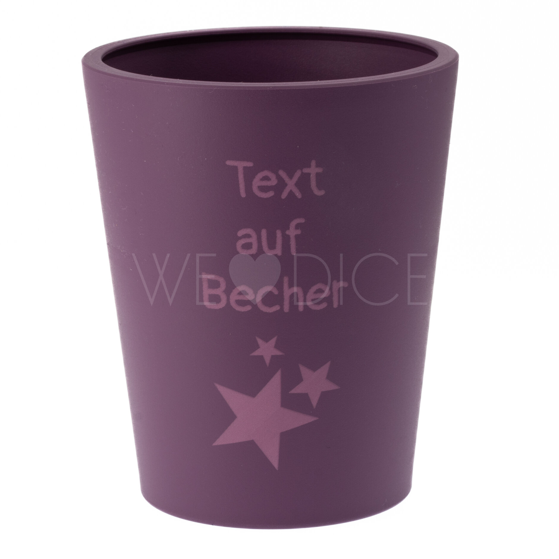 Dein Personalisierter - Dice Cup flex - Würfelbecher in Lila