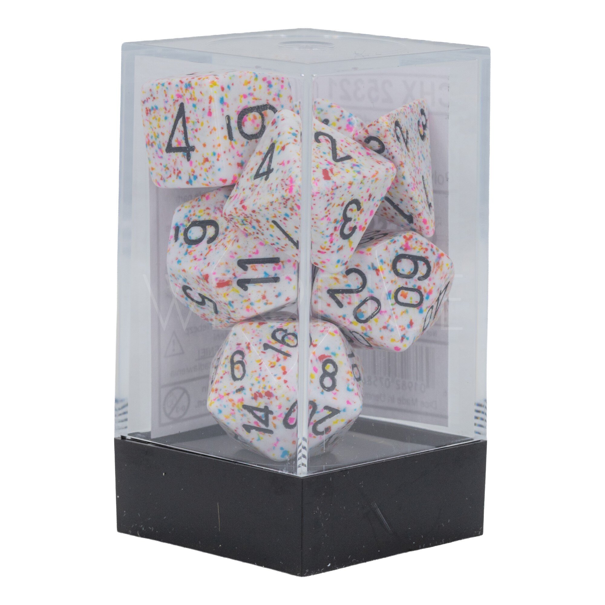 Speckled® Polyhedral Birthday / black 7-Würfel Set