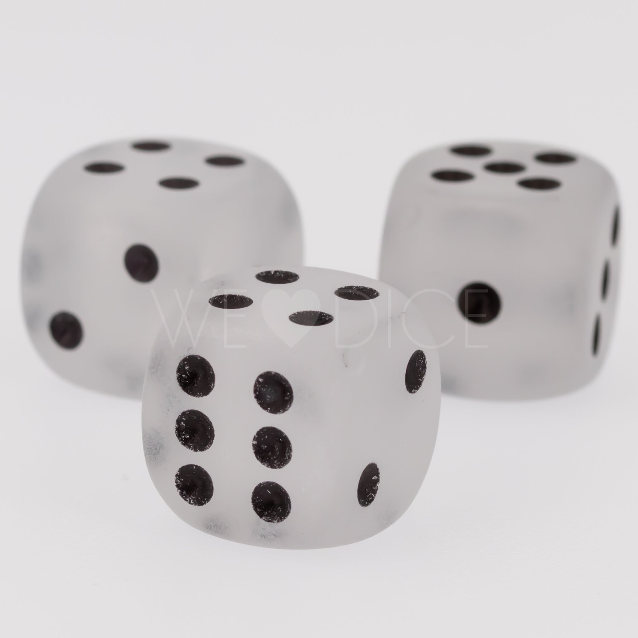 Frosted Clear / Schwarz 16mm