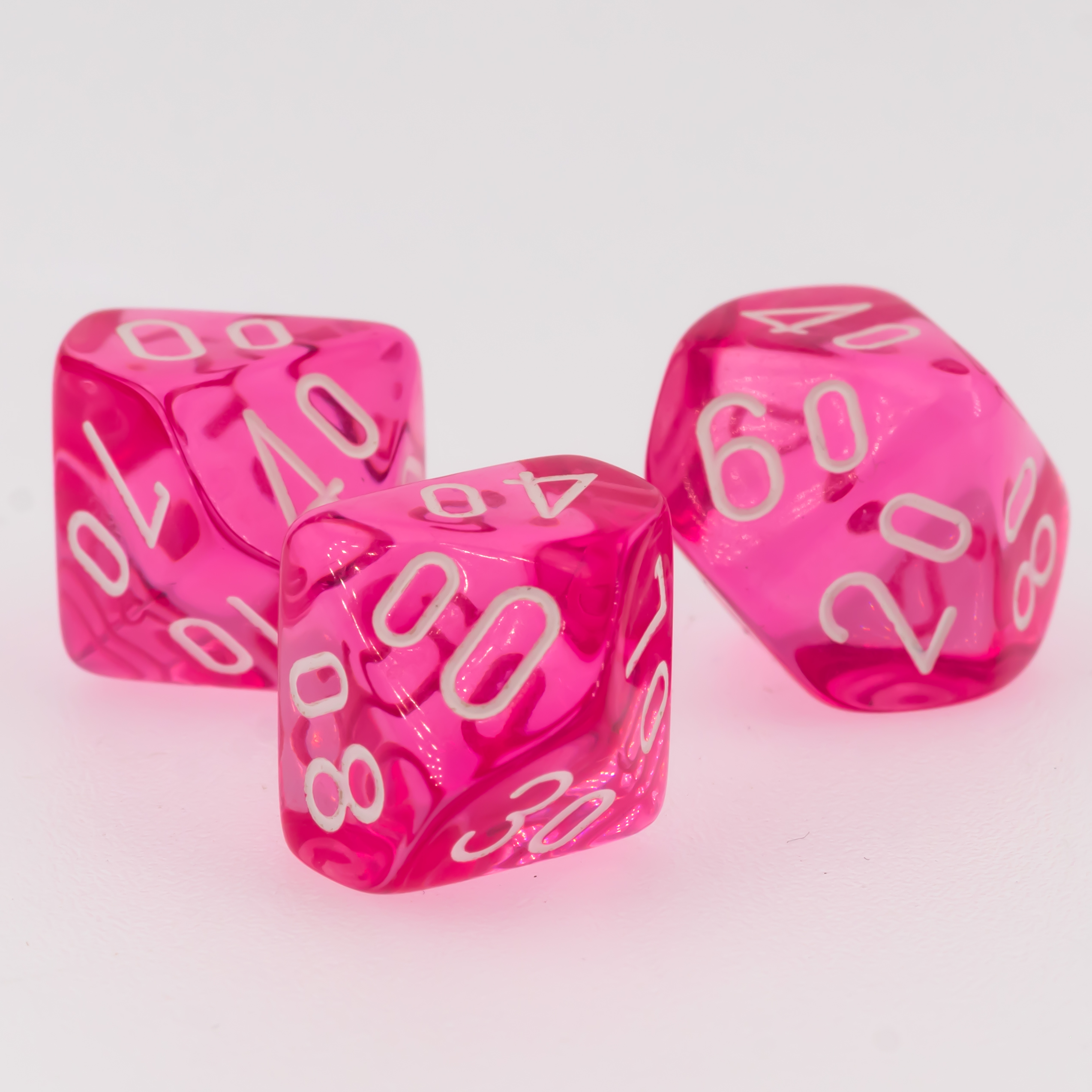 Transparent Rosa / weiß  W%