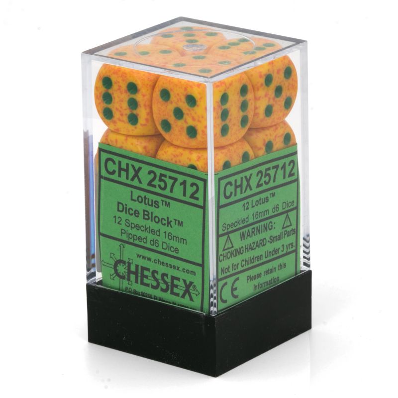 Chessex Speckled Lotus W6 16mm Würfel Set CHX25712 