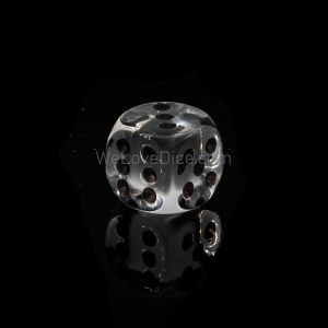 10mm D6 crystall clear / black