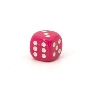 10mm D6 pink / white